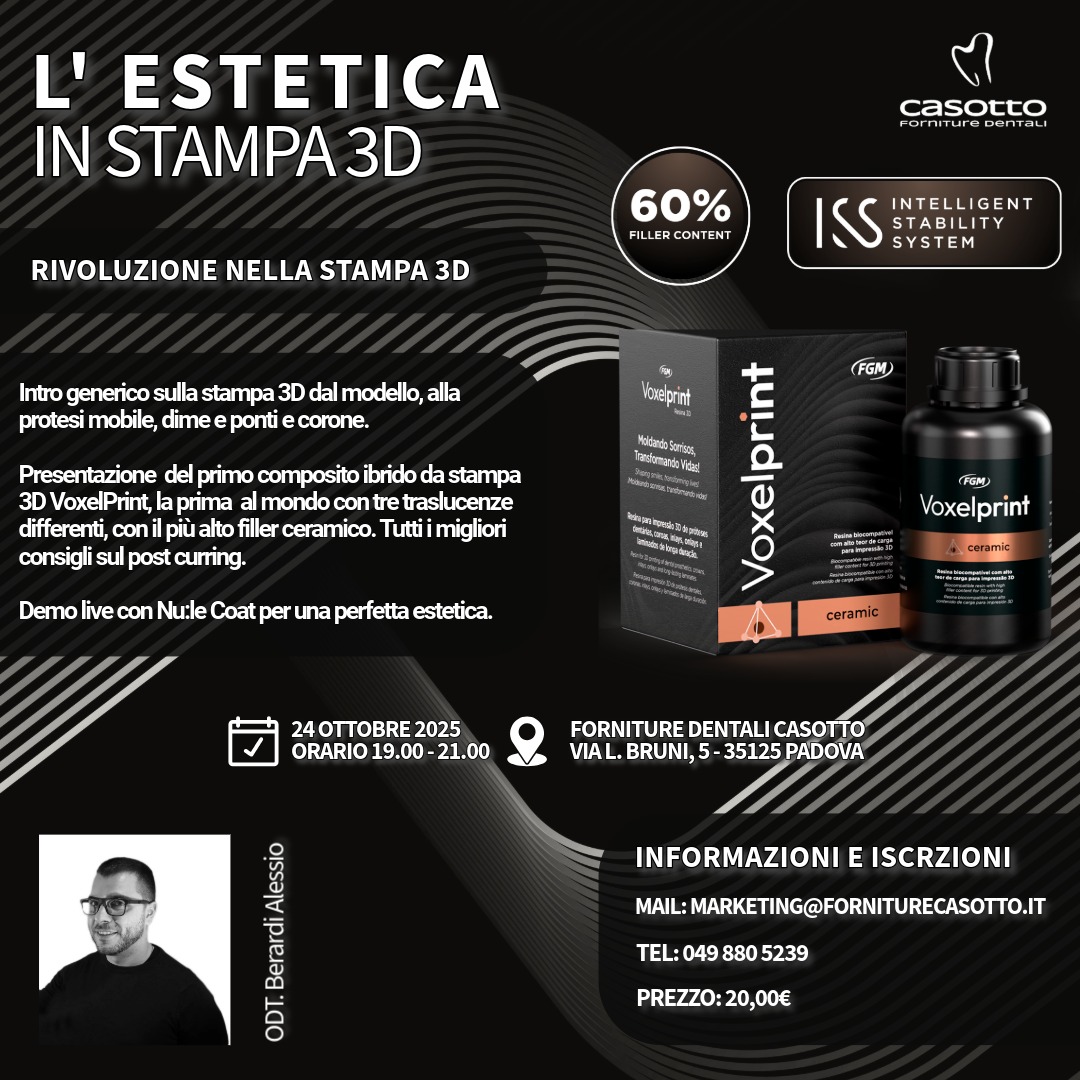 Serata Estetica in Stampa 3D