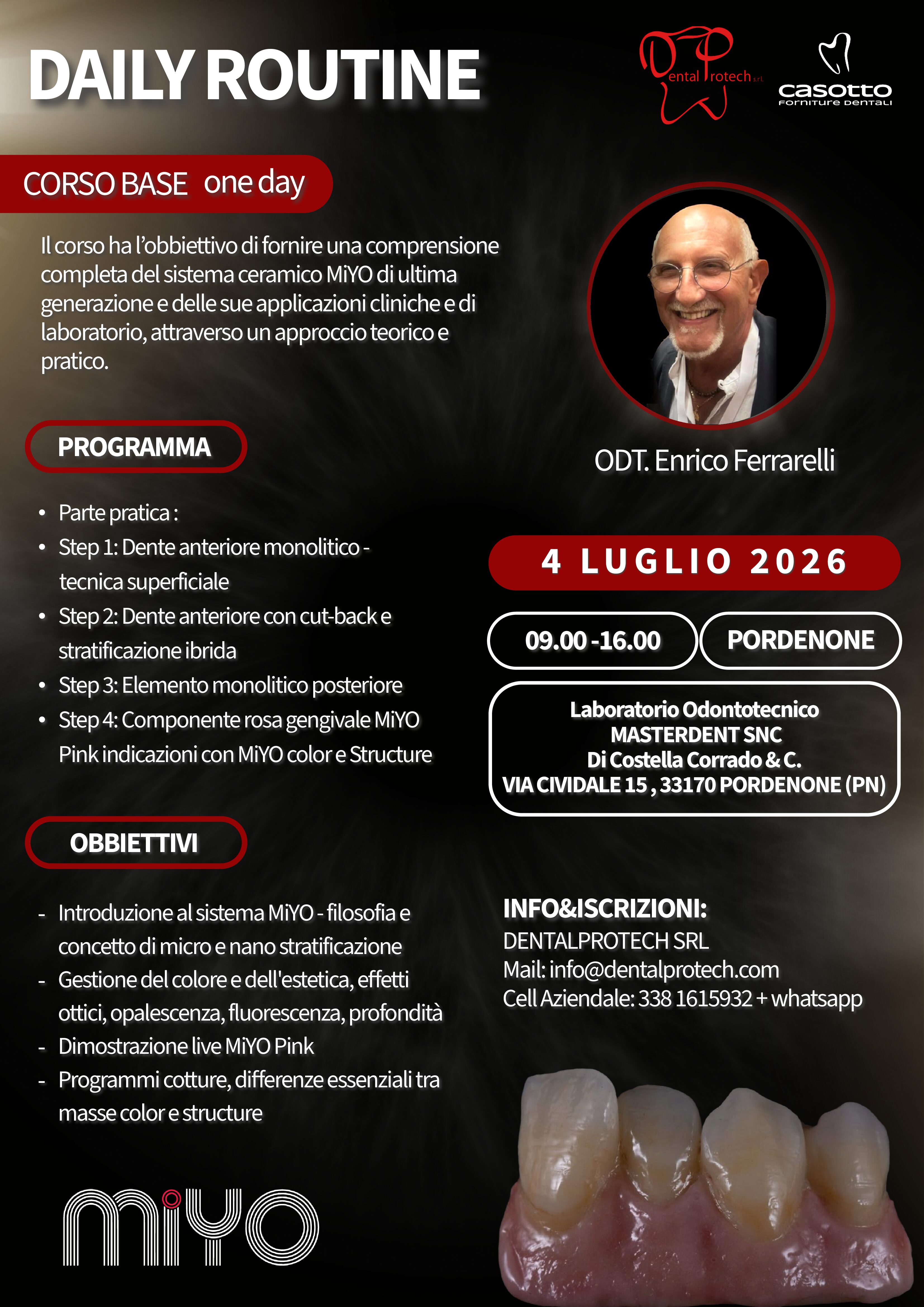 DAILY ROUTINE  - CORSO BASE MIYO