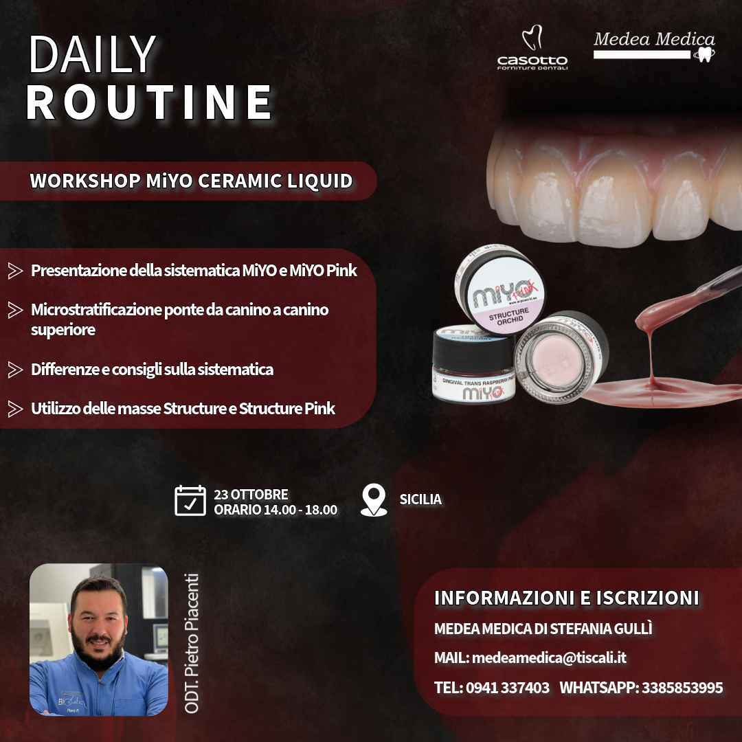 WORKSHOP MiYO: DAILY ROUTINE