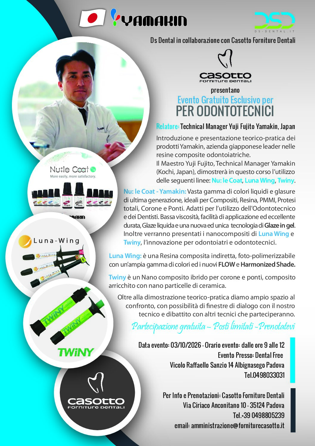 EVENTO YAMAKIN CON YUJI FUJITO – TECHNICAL MANAGER YAMAKIN